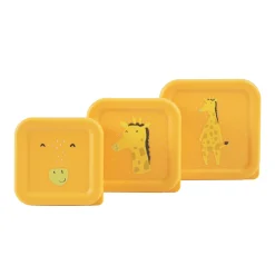 Pack 3 Cajitas de almuerzo Trixie Mr. Giraffe