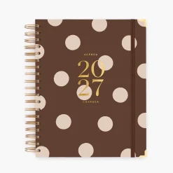 Agenda Charuca Diaria 2027. Chocolate. Grande