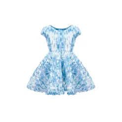 Vestido Sequins Concert Queen Azul