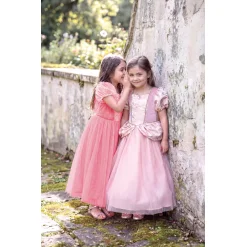 Alternative view of Vestido Princesa Penelope Brocado Dusty Rose