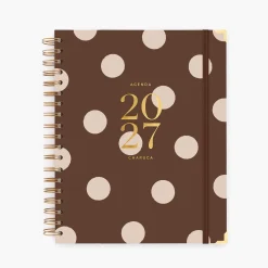 Agenda Charuca Semanal 2027. Chocolate. Grande