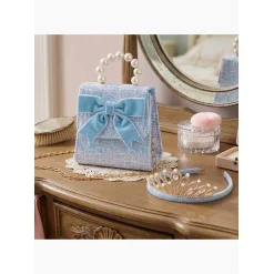 Alternative view of Mini Bolso y diadema Blue Mademoiselle