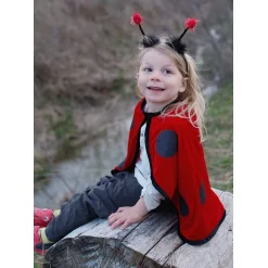 Capa Mariquita de terciopelo 2-3 Años